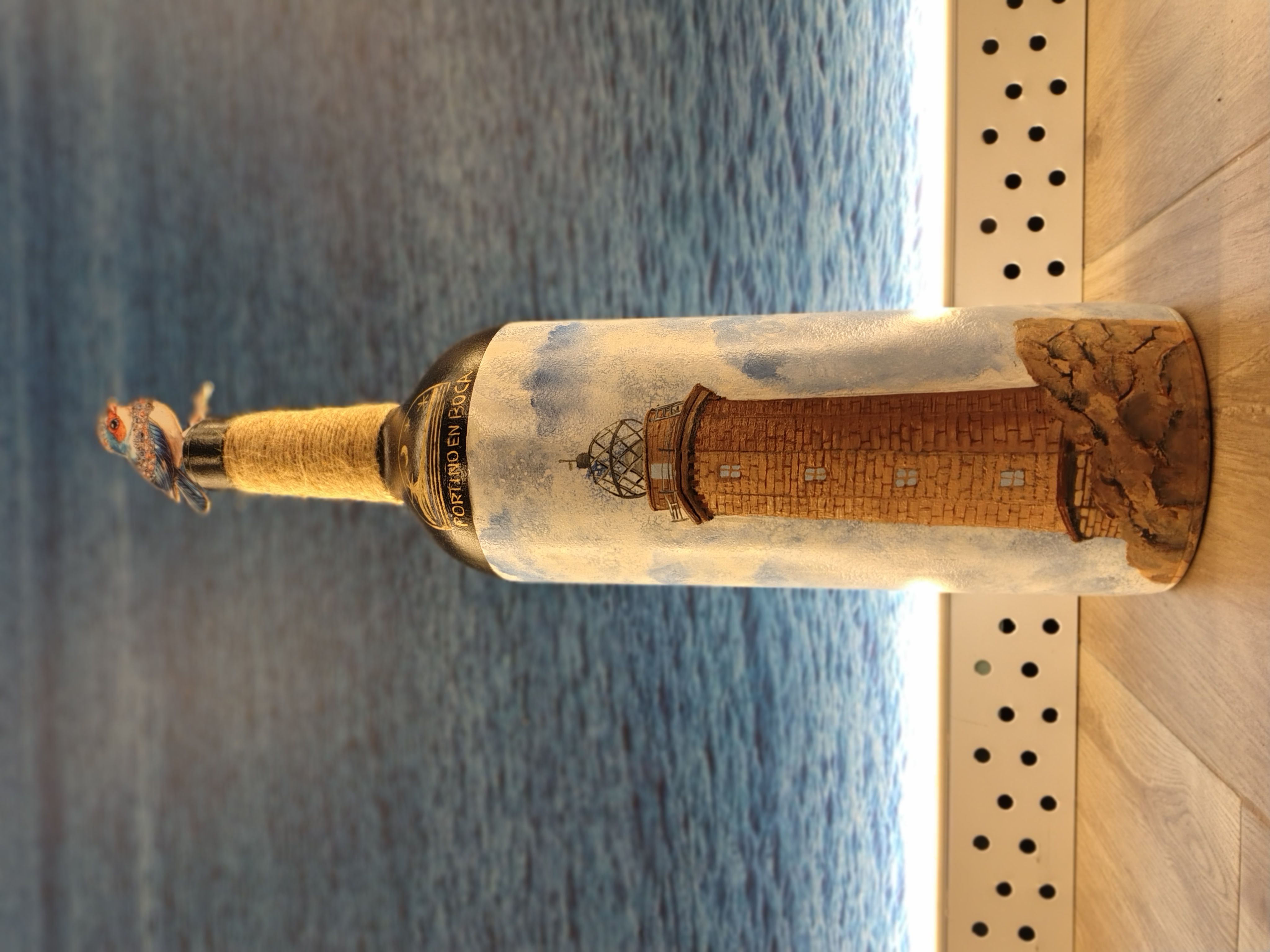 Botella decorativa Faro Vilán